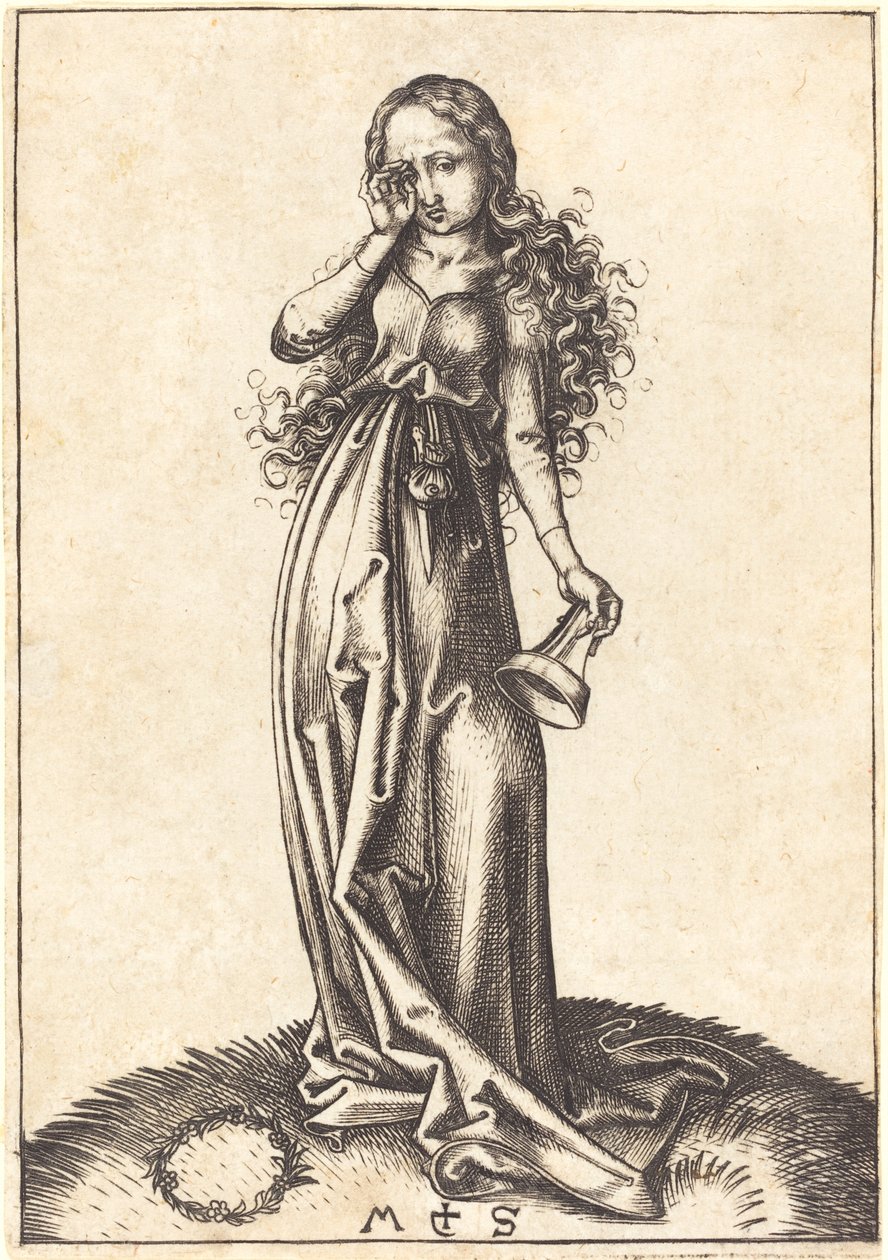 Die dritte törichte Jungfrau von Martin Schongauer