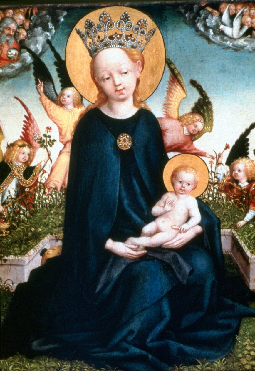 Maria mit Kind, 15. Jahrhundert von Martin Schongauer
