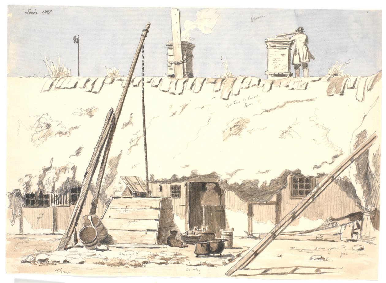 Vesterbys Observatorium auf Læsø von Martinus Rørbye