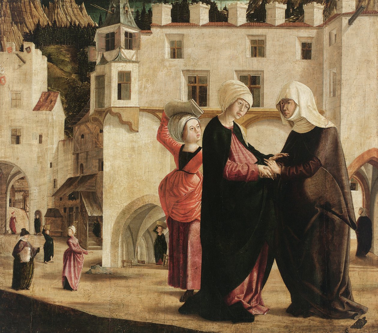 Die Heimsuchung, ca. 1502 von Marx Reichlich