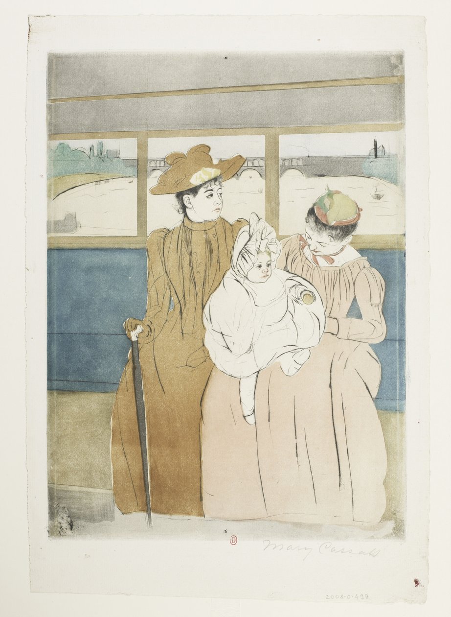 Mit der Straßenbahn von Mary Cassatt