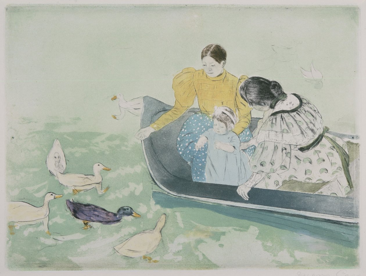 Enten füttern von Mary Cassatt