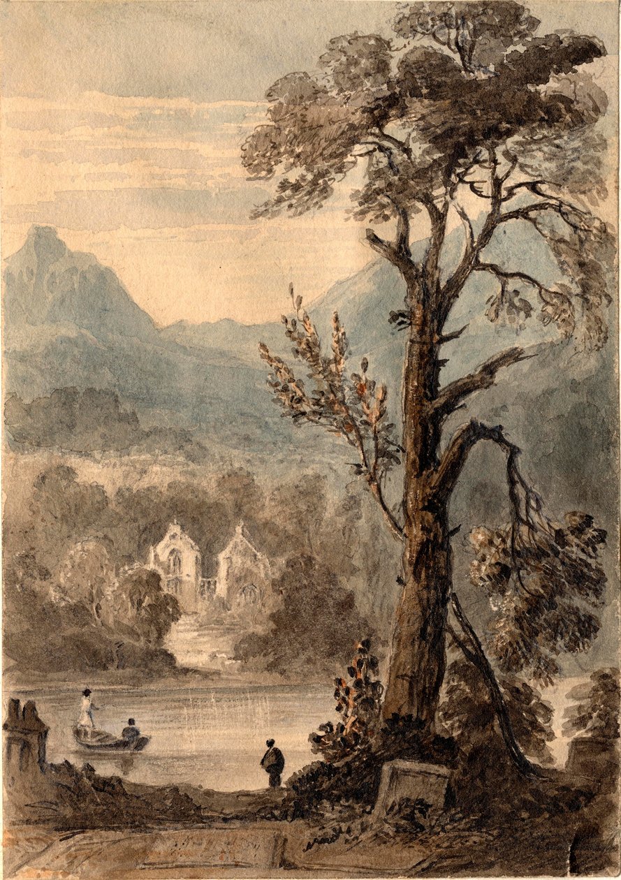 Grabstätte der Breadalbanes, vom Kirchhof, Killin von Mary Elizabeth Monck