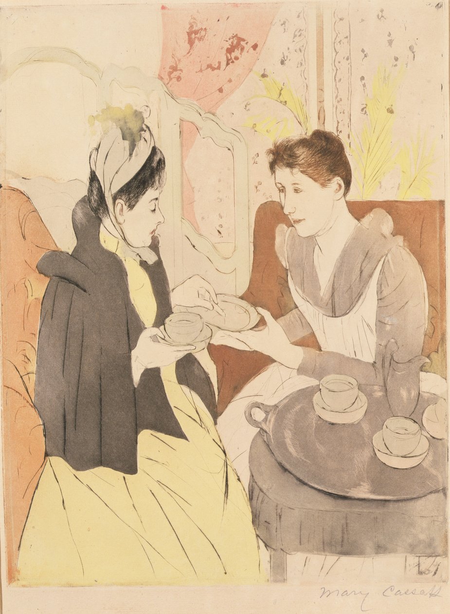 Nachmittagstee-Party, 1891 von Mary Cassatt