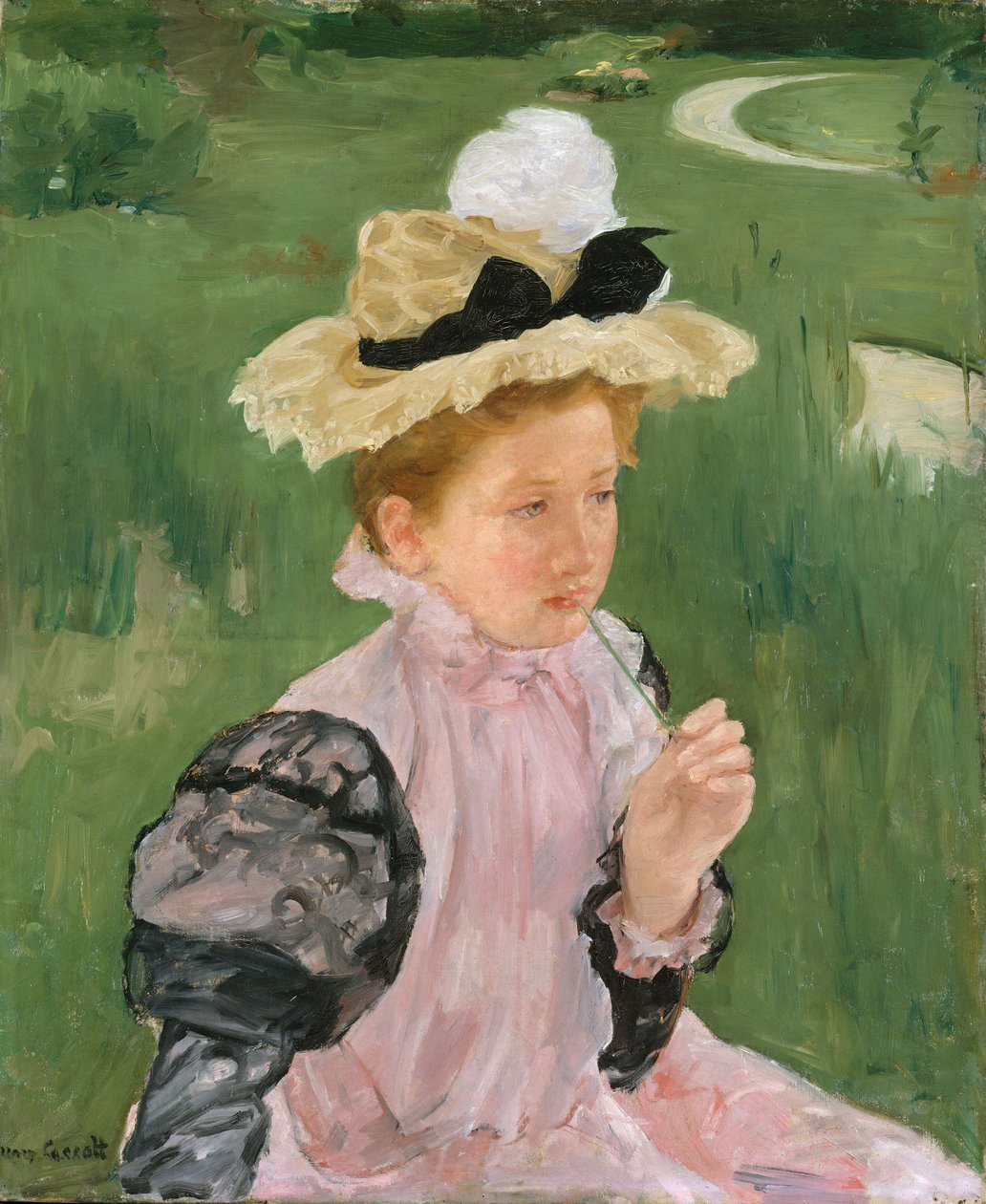 Porträt eines jungen Mädchens, ca. 1899 von Mary Cassatt