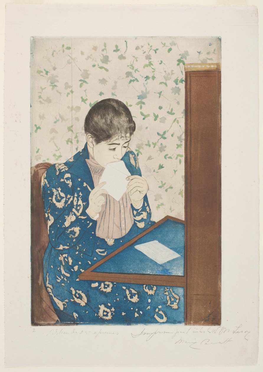 Der Brief von Mary Cassatt