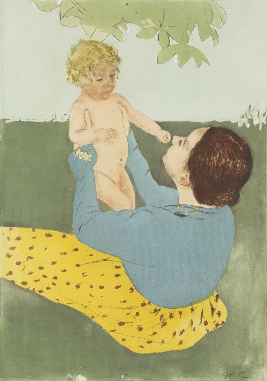 Unter dem Rosskastanienbaum von Mary Cassatt