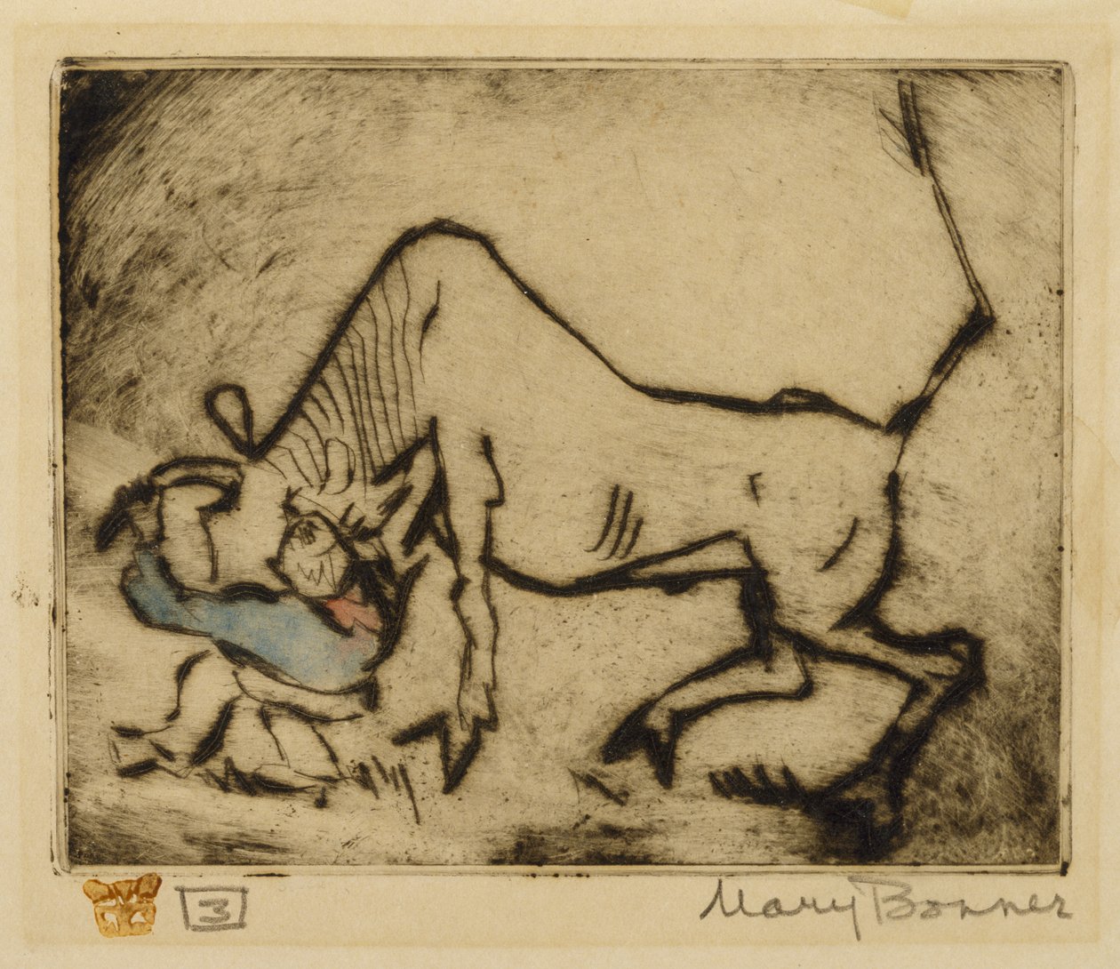 Bull-Dogging von Mary Bonner