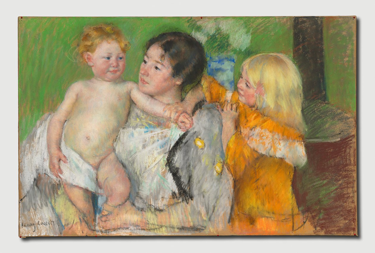 Nach dem Bad von Mary Cassatt