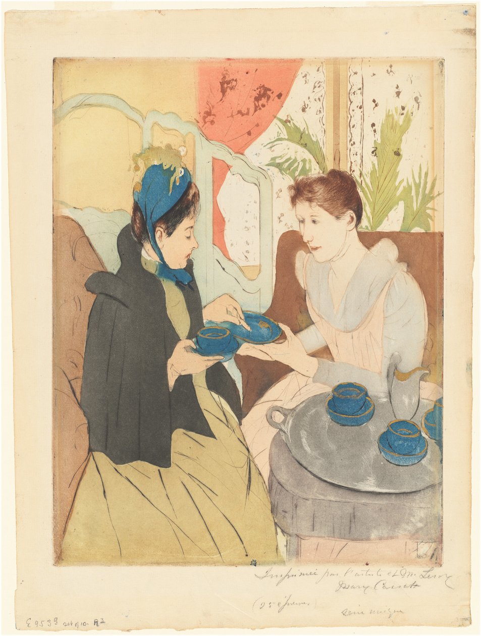 Nachmittagstee-Party, 1890-1891 von Mary Cassatt