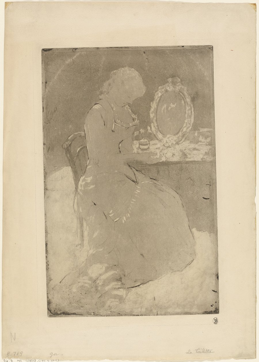 Am Frisiertisch von Mary Cassatt