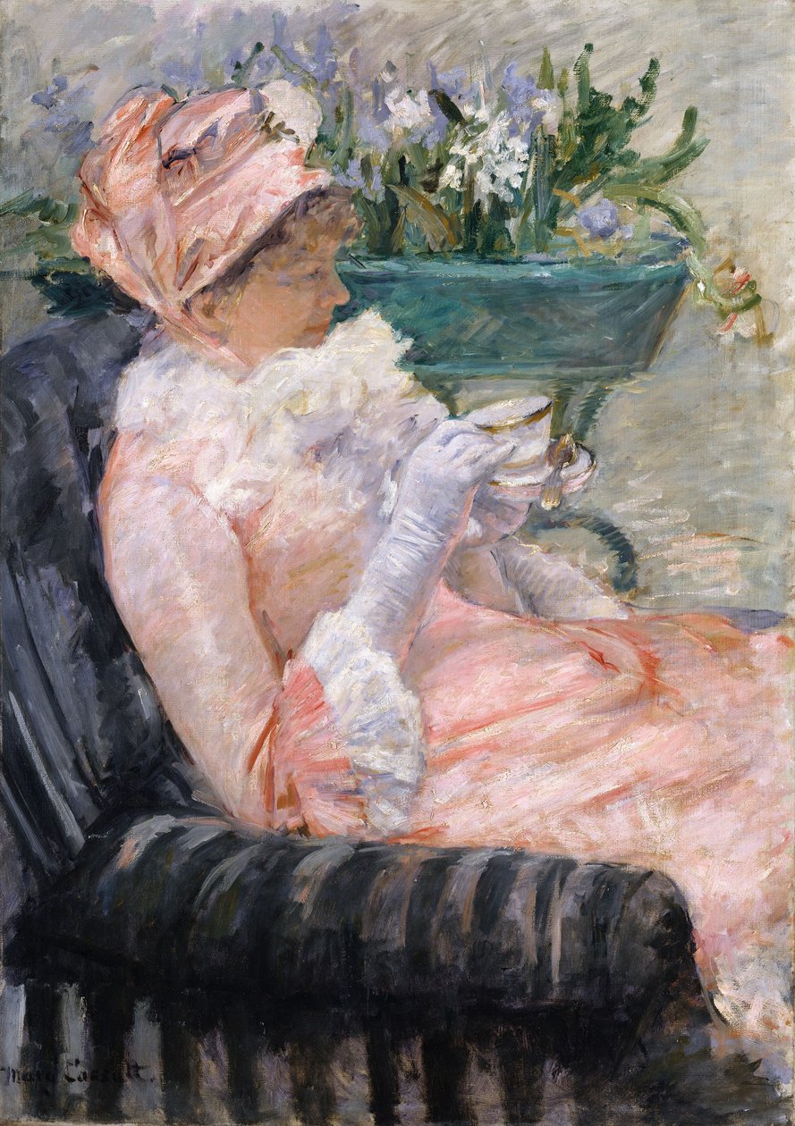 Die Teetasse, ca. 1880-1 von Mary Cassatt