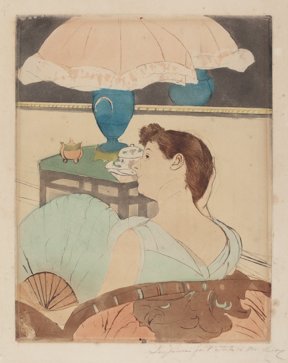 Die Lampe von Mary Cassatt