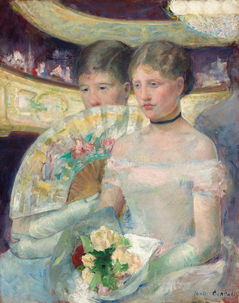 Die Loge, ca. 1878-1880 von Mary Cassatt
