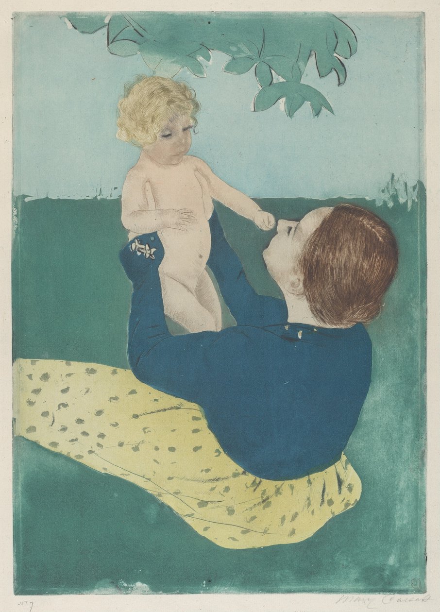 Unter dem Rosskastanienbaum von Mary Cassatt