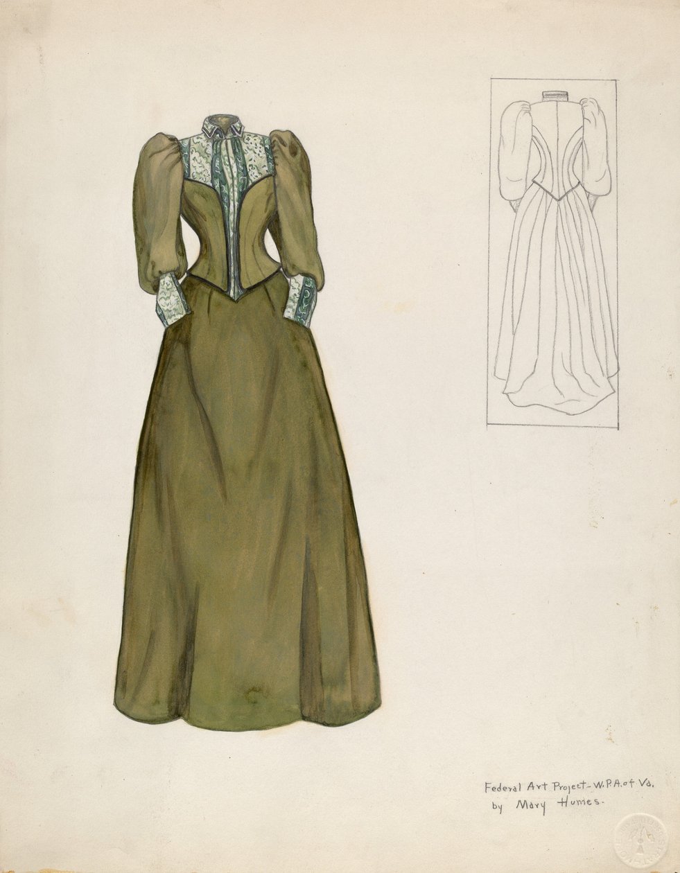 Kleid von Mary E Humes