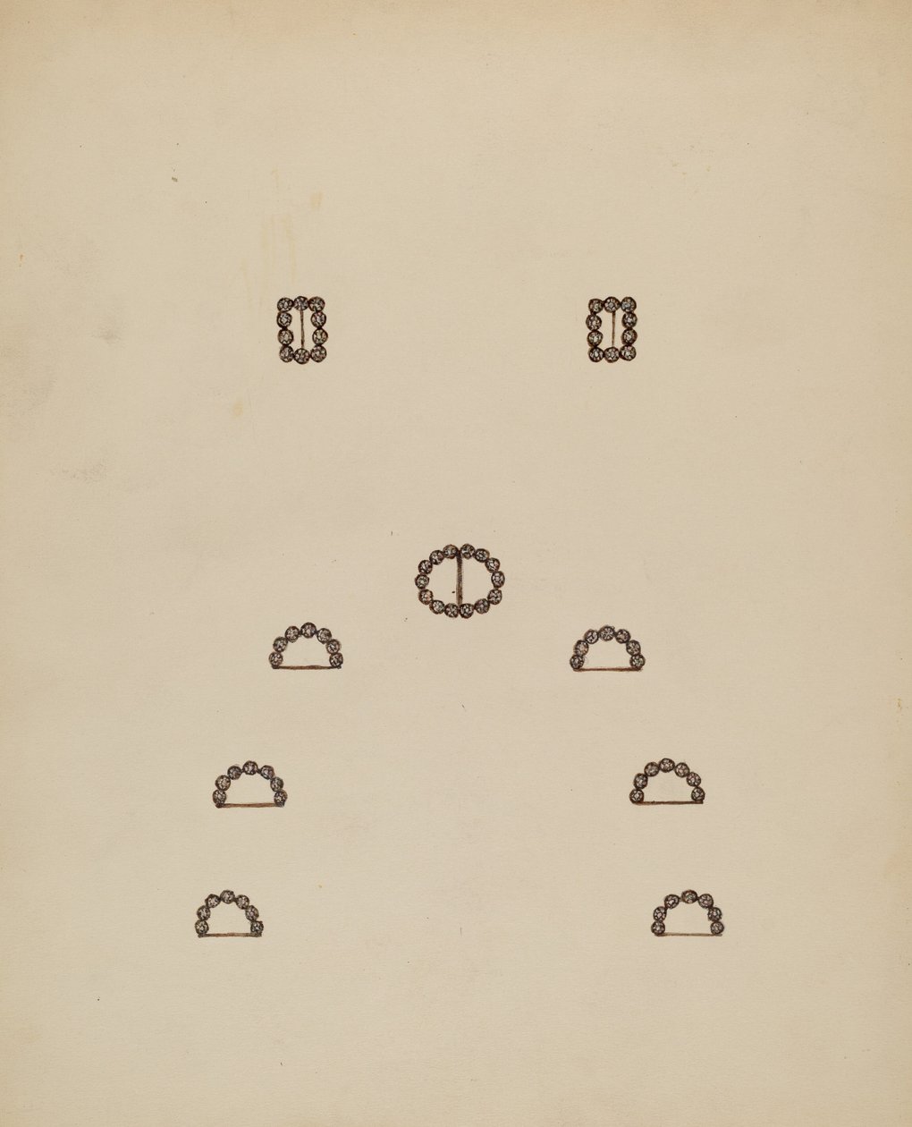 Schieber und Schnallen, 1935-1942 von Mary Fitzgerald