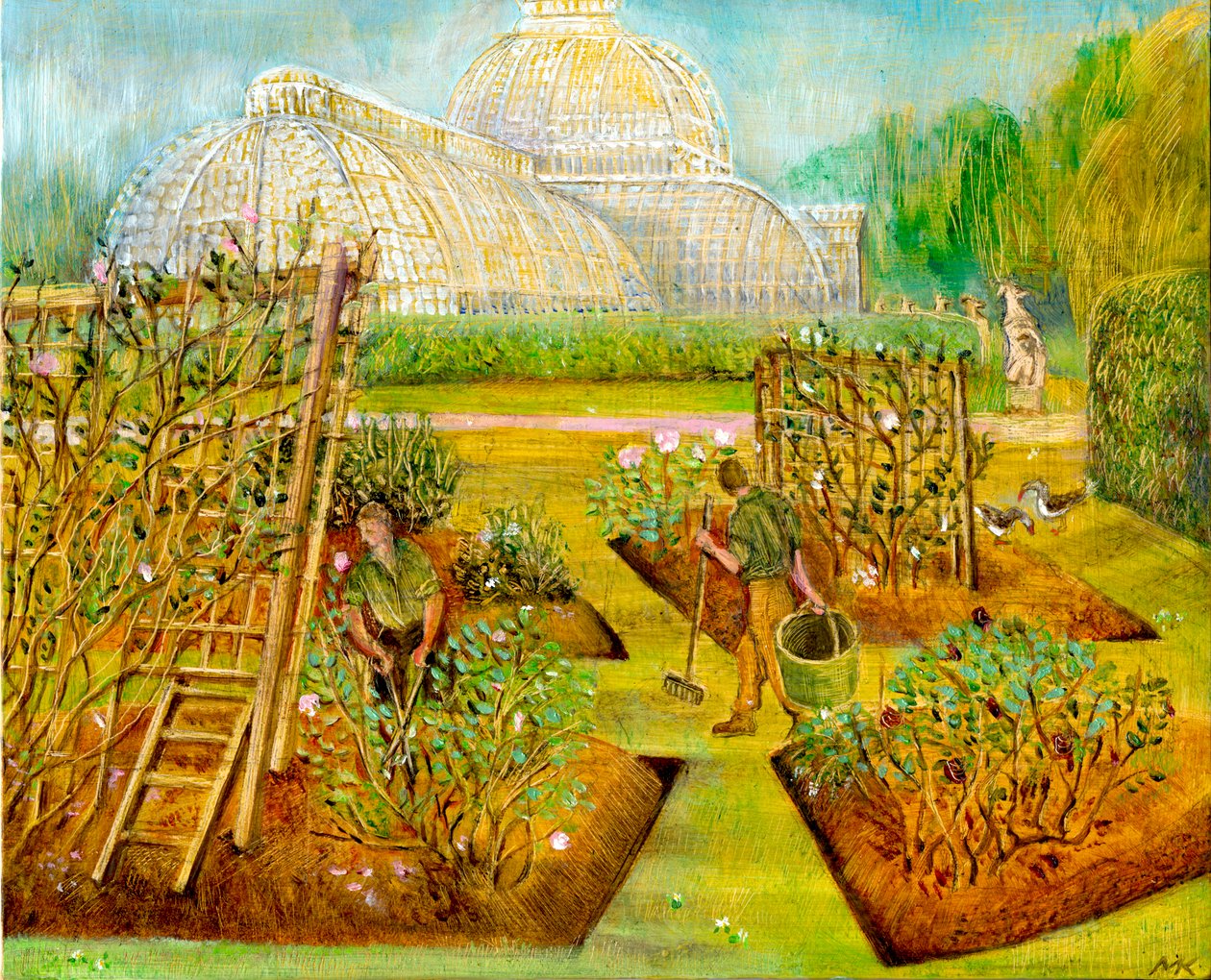 Gärtner, Kew, 2002 von Mary Kuper