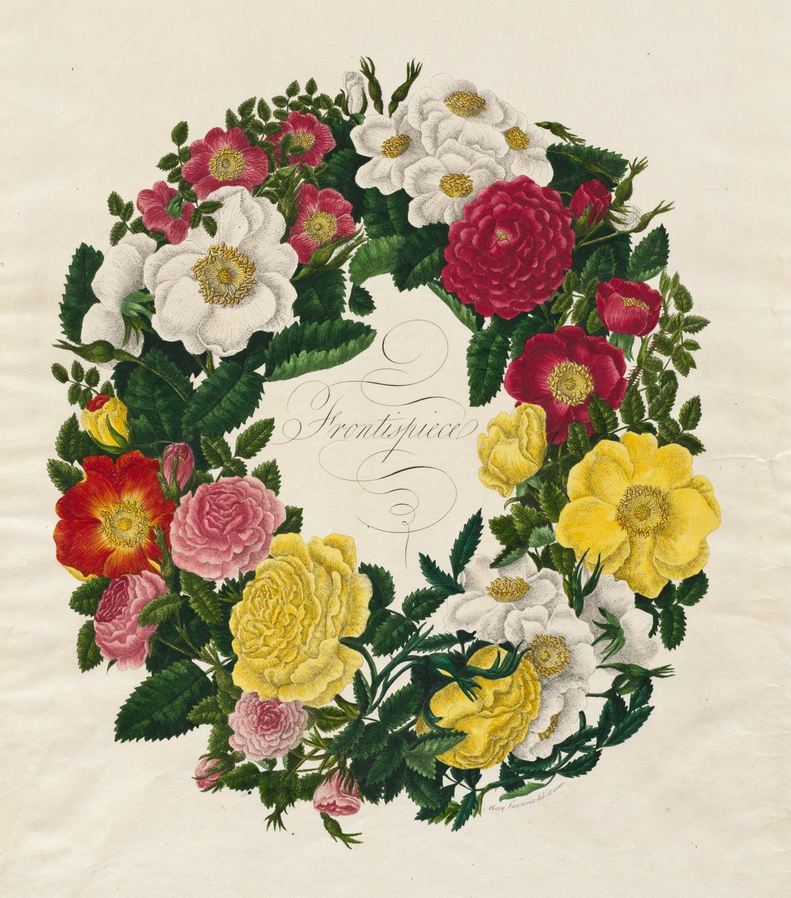 Ein Rosenkranz, 1799 von Mary Lawrence