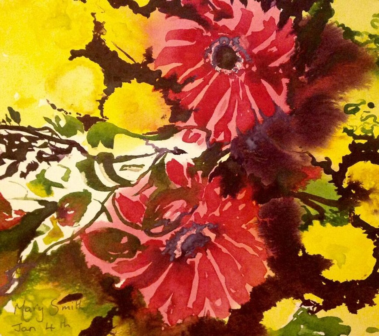 Gerbera von Mary Smith