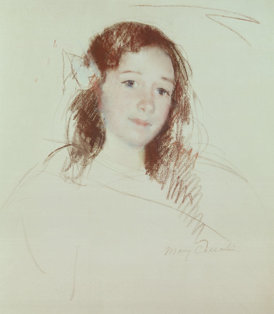 Kopf von Adele von Mary Cassatt