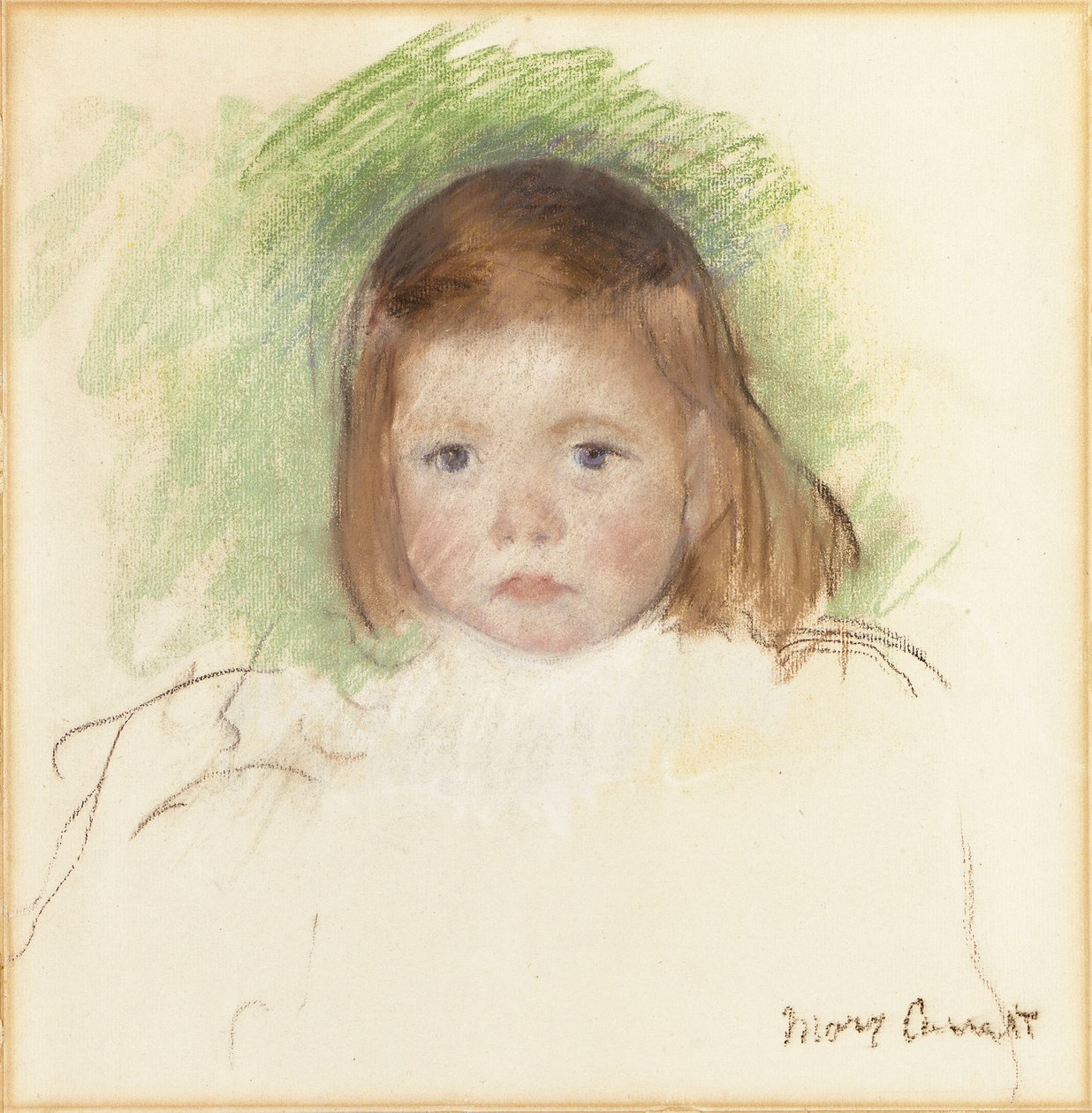 Porträt von Ellen Mary Cassatt von Mary Cassatt