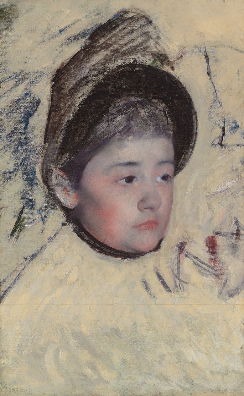 Frau mit Haube, ca. 1889 von Mary Cassatt