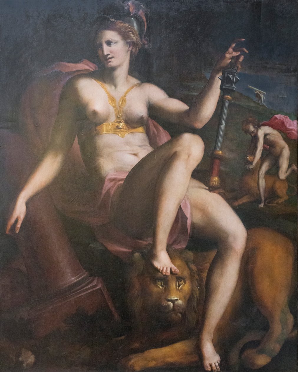 Allegorie der Tapferkeit von Maso da San Friano
