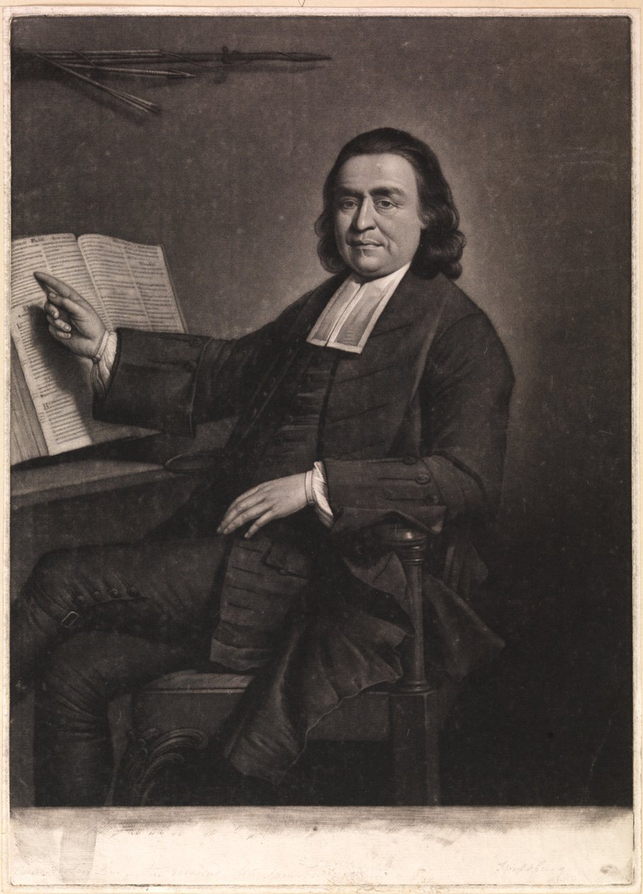 Der Reverend Mr. Samson Occom, graviert von Jonathan Spilsbury, 1768 von Mason Chamberlin