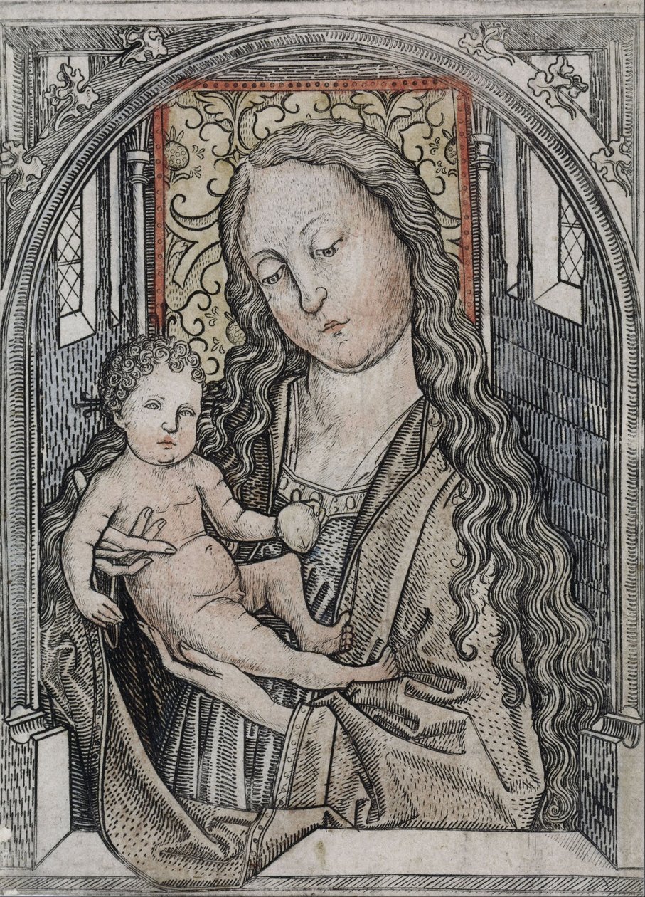 Madonna mit Kind von Master E.S.