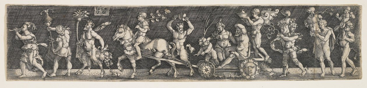 Triumph des Bacchus, 1534 von Master V. G.