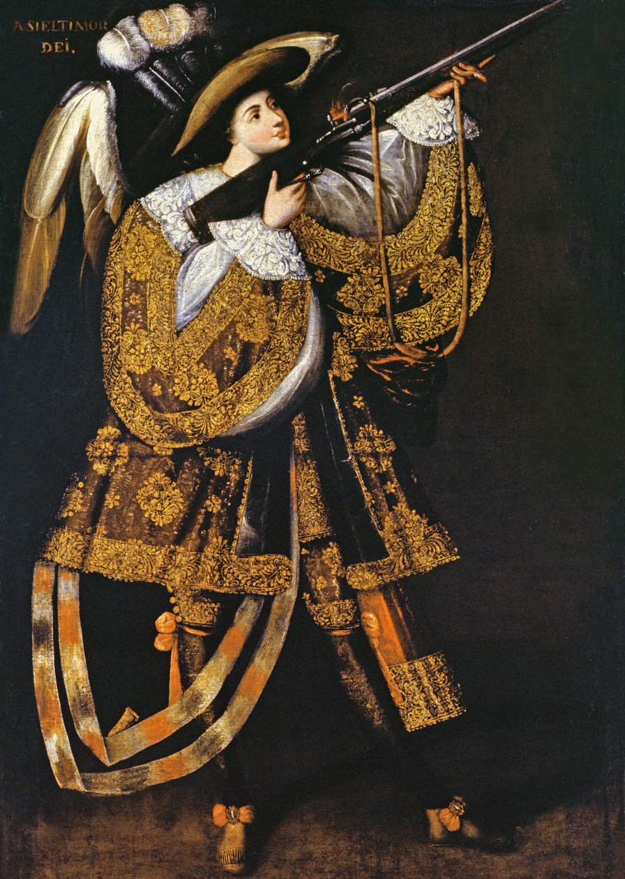 Engel Arcabucero von Master of Calamarca