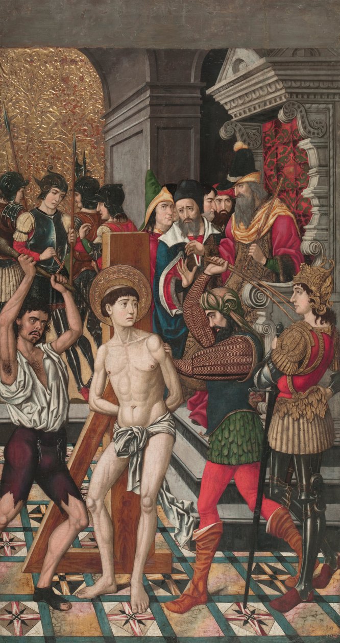 Geißelung des Heiligen Vinzenz von Master of Castelsardo
