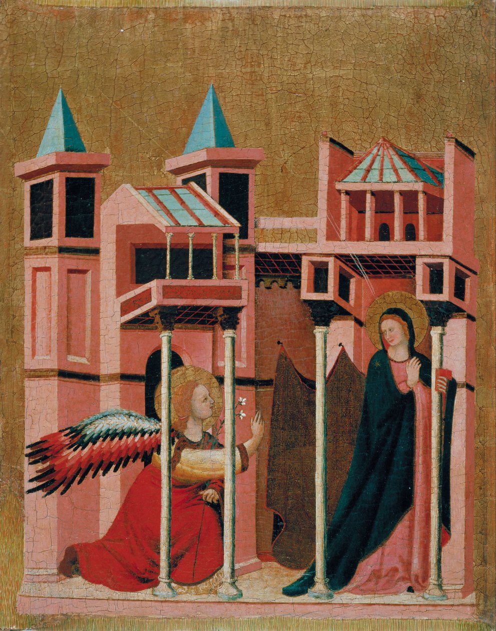 Verkündigung von Master of Cini the Madonna