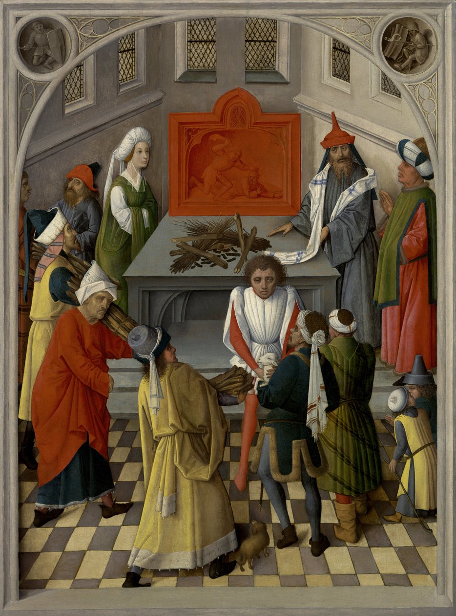 Das Opfer der Juden von Master of Gathering of the the Manna