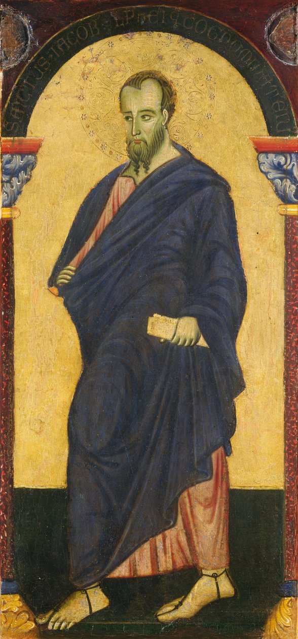 Heiliger Jakobus Minor von Master of Saint Francis