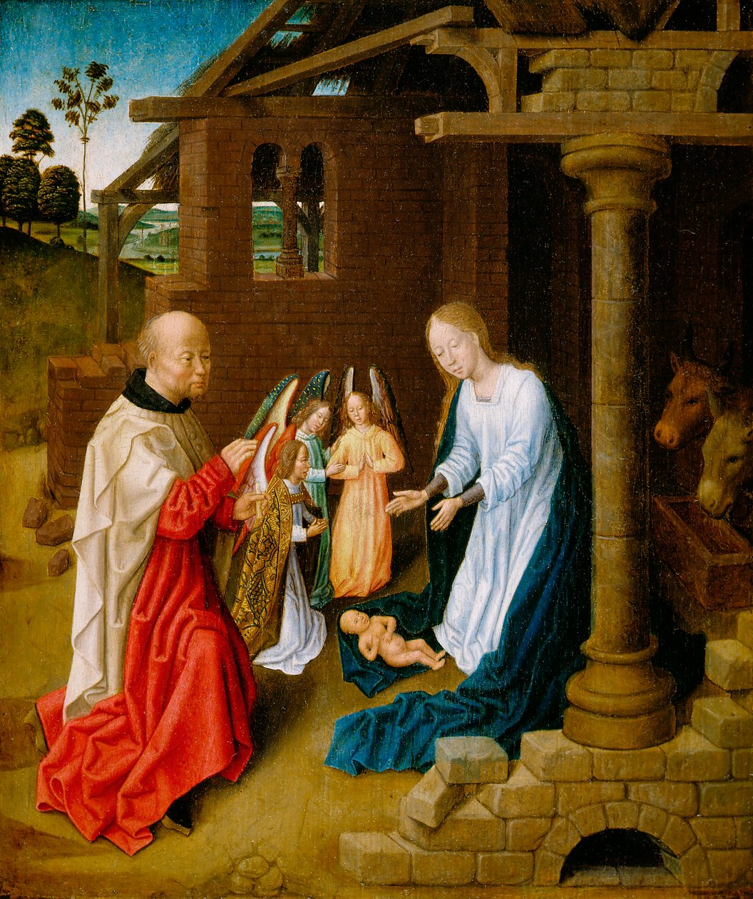 Anbetung des Christkindes von Master of San Ildefonso
