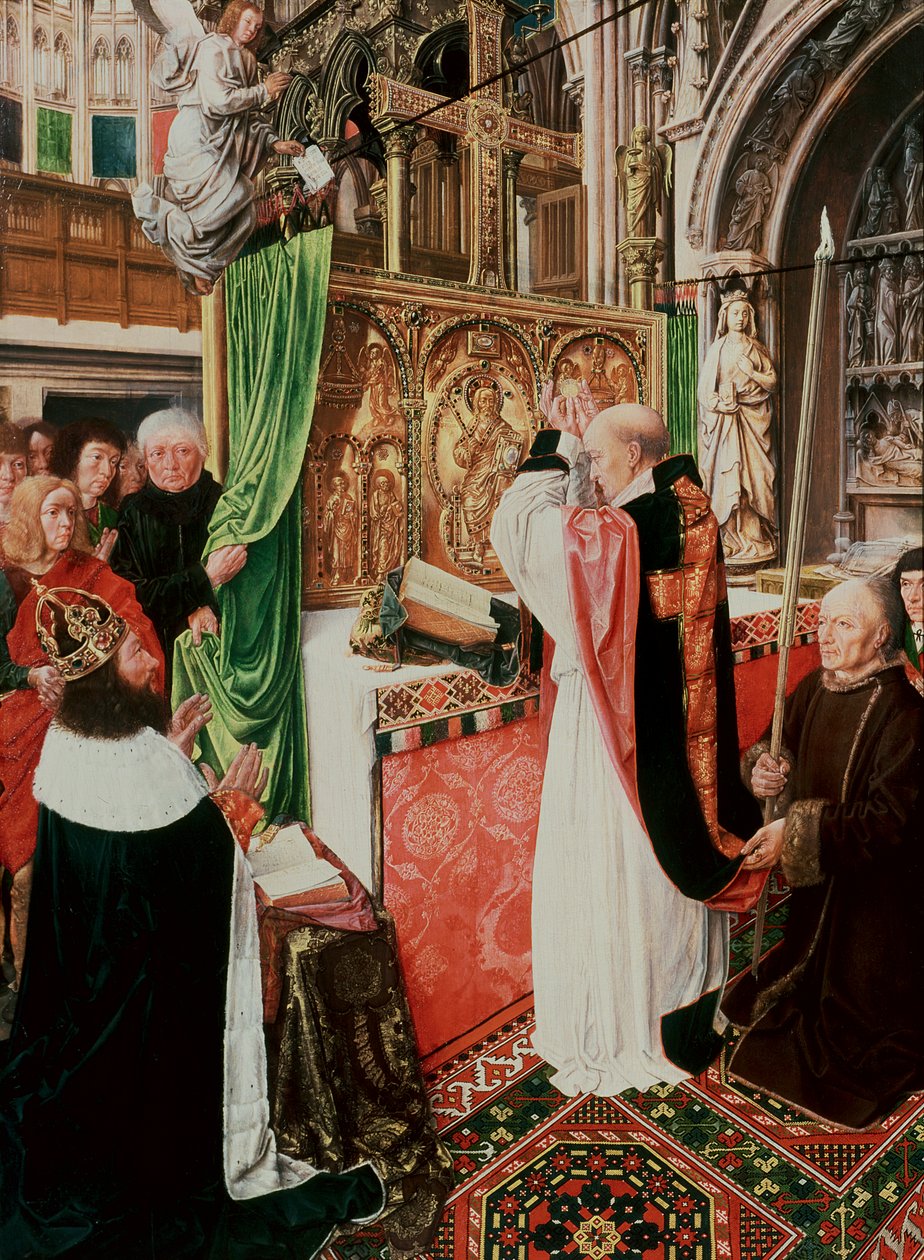 Die Messe des Heiligen Giles von Master of St. Giles