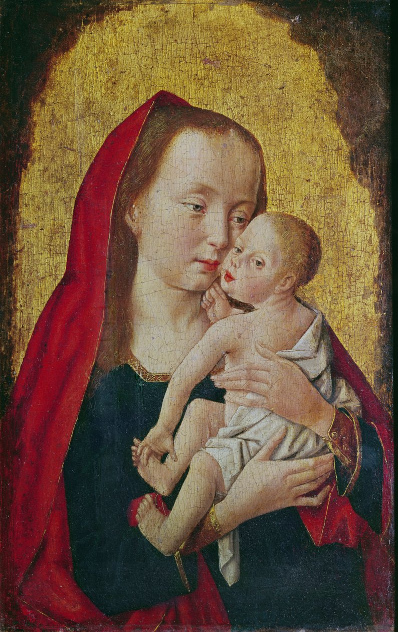 Jungfrau und Kind, ca. 1500 von Master of St. Giles