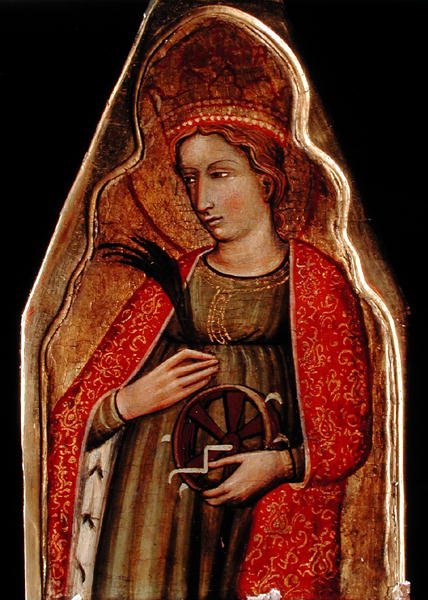 St. Katharina von Master of Teplice