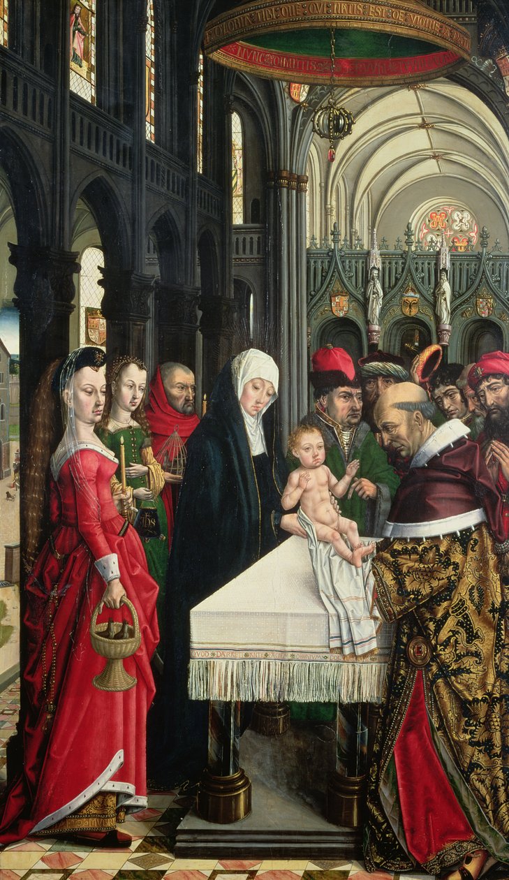 Die Darstellung im Tempel, ca. 1500 von Master of the Catholic Kings Master of the Catholic Kings