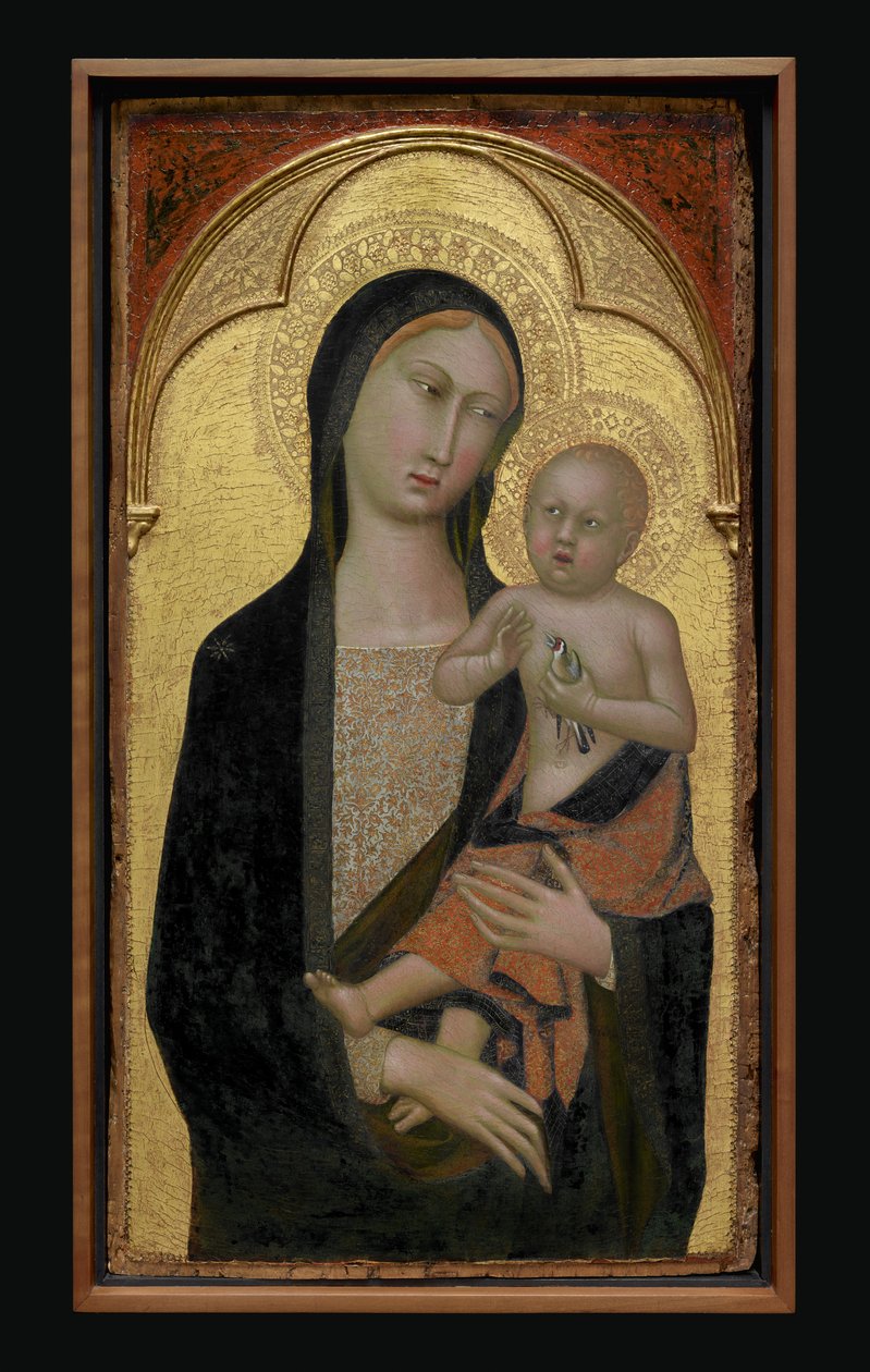 Jungfrau und Kind, um 1340-50 von Master of the Straus Madonna