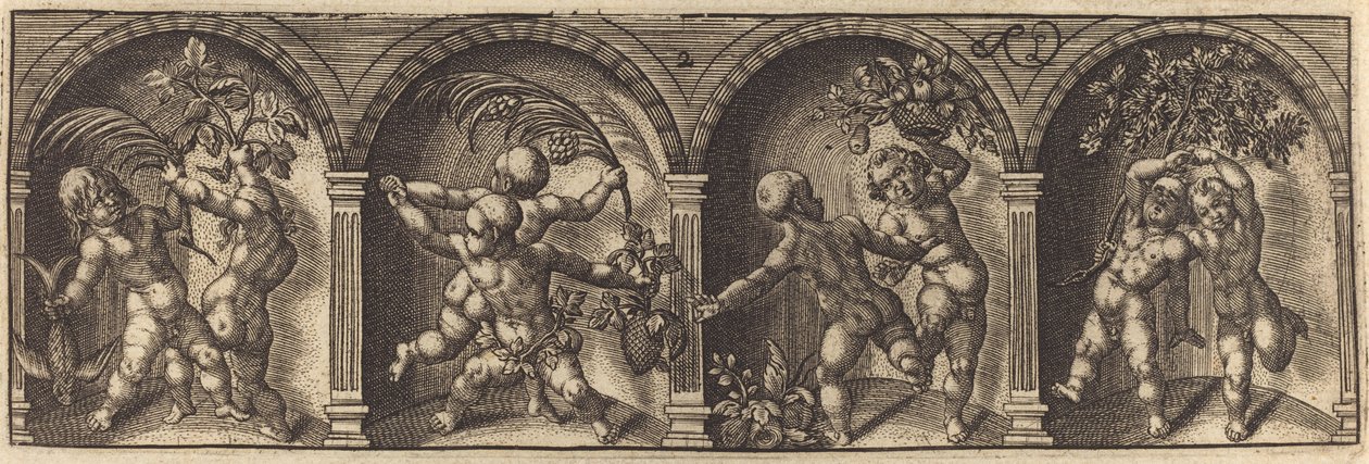 Die verschiedenen Porträts und Figuren II von Master AD