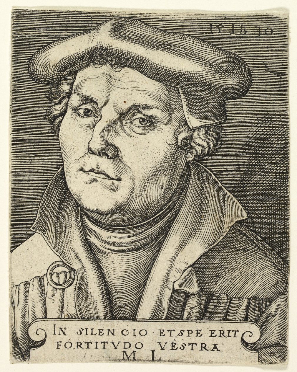 Porträt von Martin Luther von Master I.B.