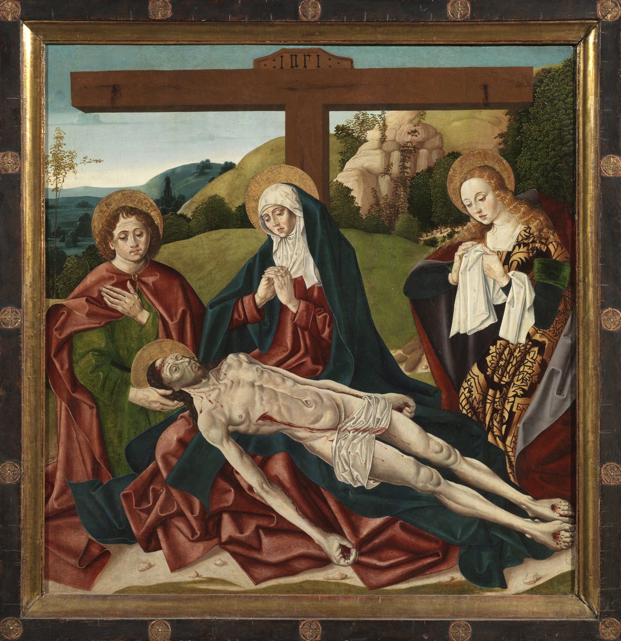 Beweinung (recto) von Master Seilern