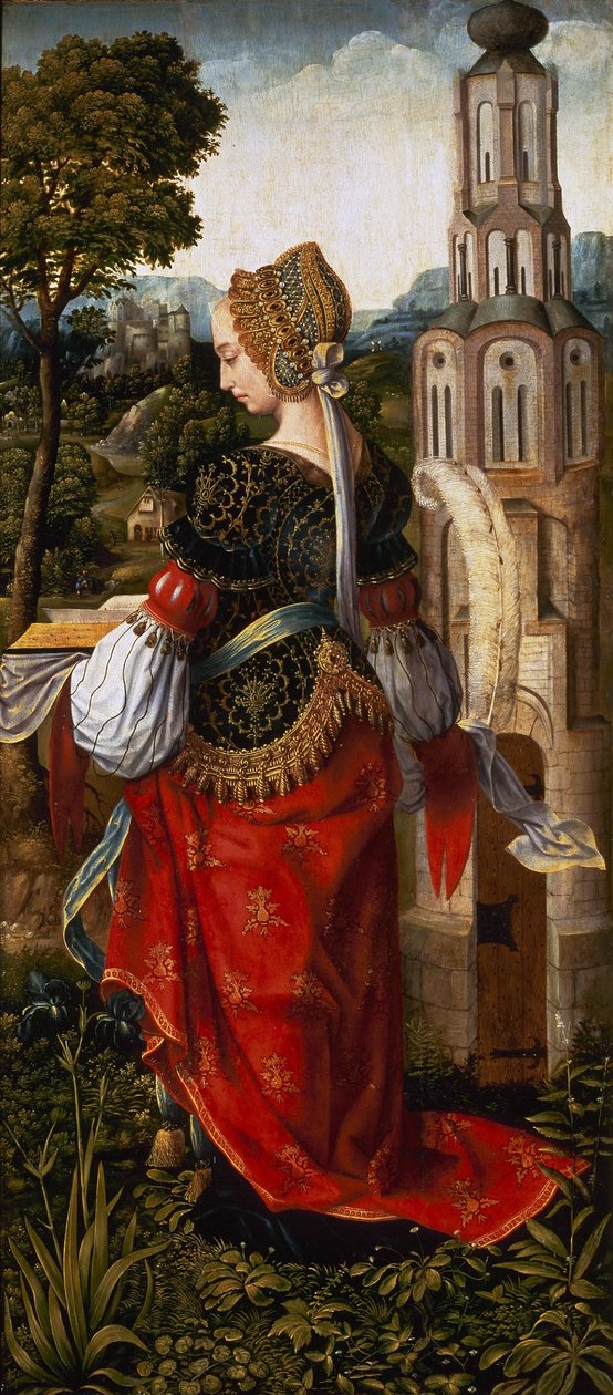St. Barbara von Master of Frankfurt