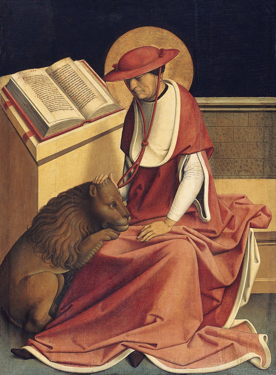 Der heilige Hieronymus als Kardinal von Master of Grossgmain