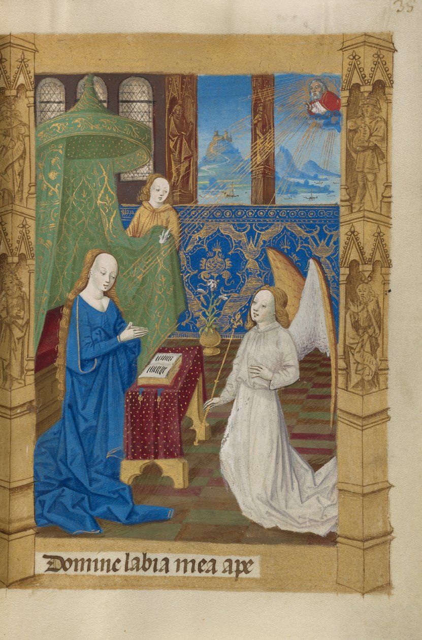 Die Verkündigung von Master of Guillaume Lambert