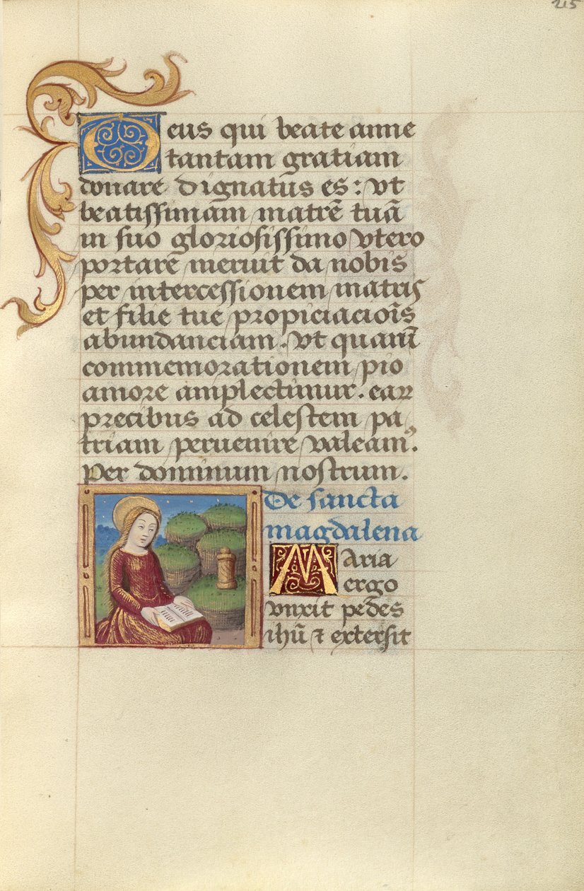 Heilige Maria Magdalena von Master of Jacques de Besançon