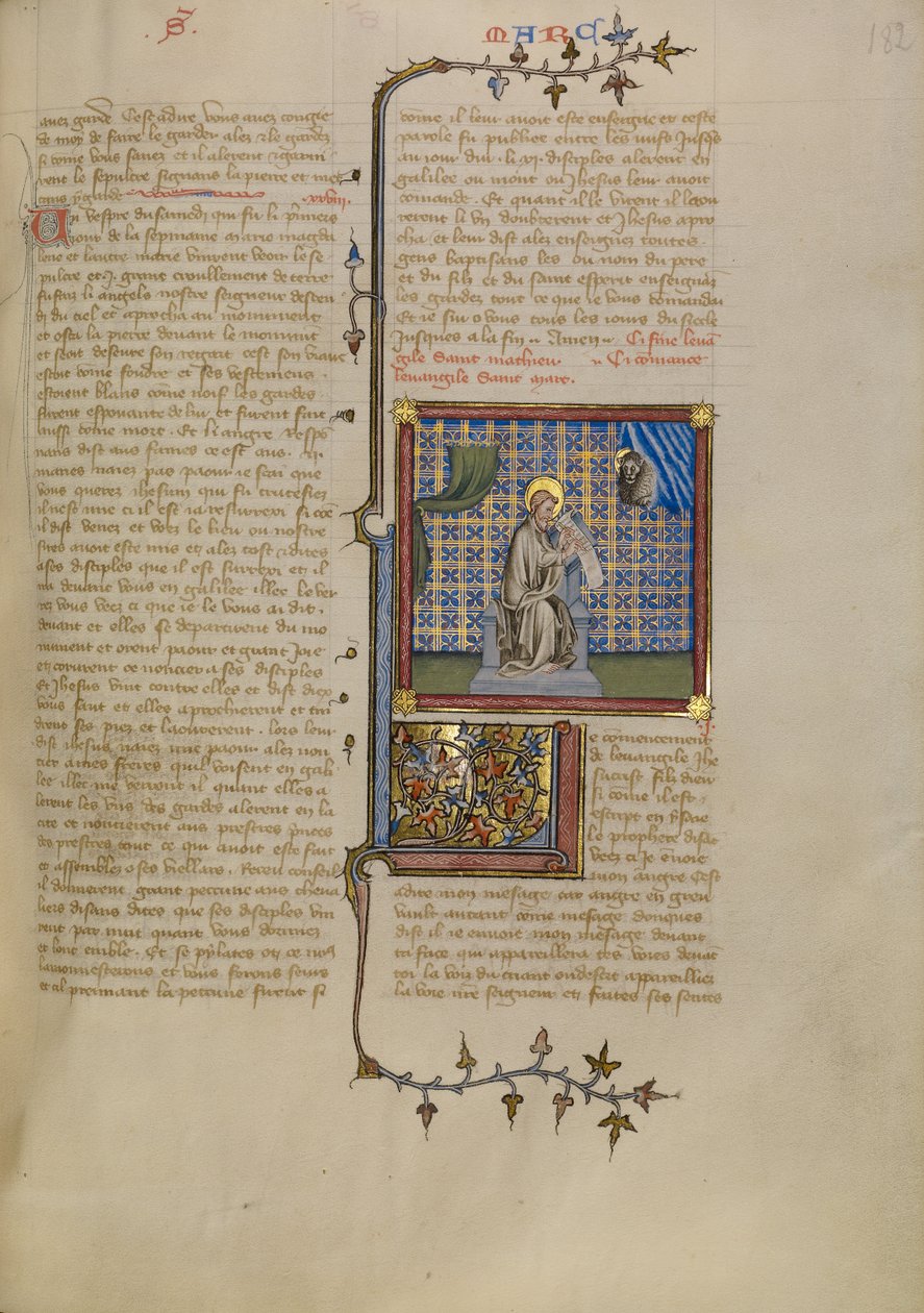 Sankt Markus von Master of Jean de Mandeville